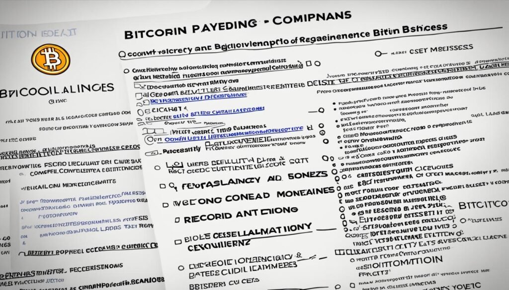 legal requirements for bitcoin